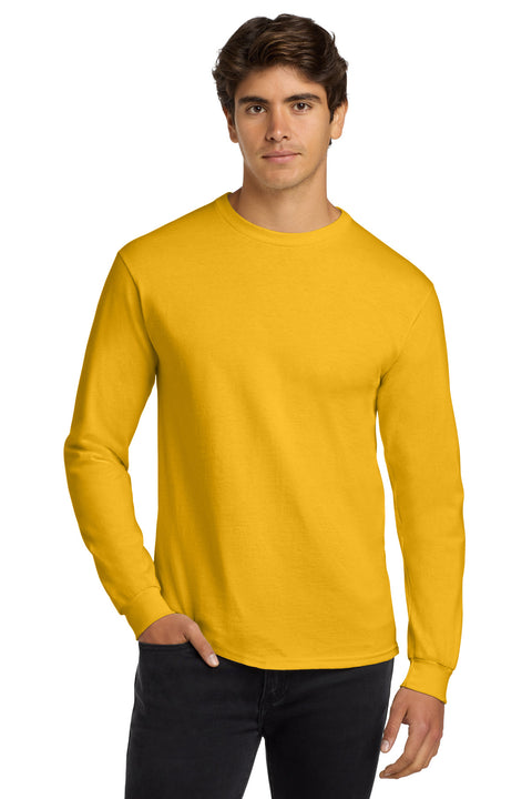 Gildan ®  - Ultra Cotton ®  100% US Cotton Long Sleeve T-Shirt.  G2400 - [Gold]