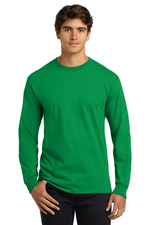 Gildan ®  - Ultra Cotton ®  100% US Cotton Long Sleeve T-Shirt.  G2400 - [Irish Green]