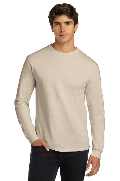 Gildan ®  - Ultra Cotton ®  100% US Cotton Long Sleeve T-Shirt.  G2400 - [Natural]