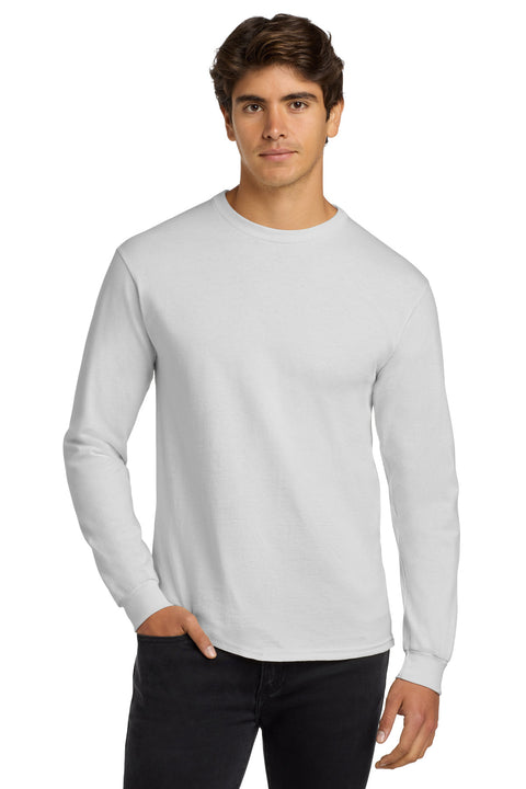 Gildan ®  - Ultra Cotton ®  100% US Cotton Long Sleeve T-Shirt.  G2400 - [White]