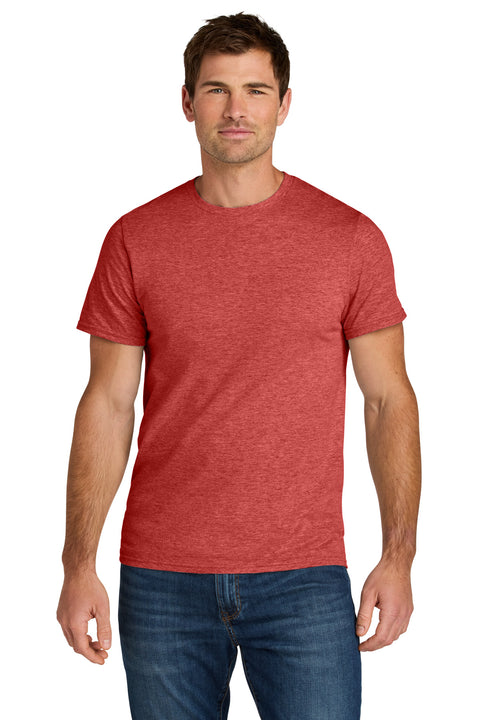 Jerzees Ultimate ™  Unisex Ring Spun T-Shirt IC46M - [Fiery Red Heather]