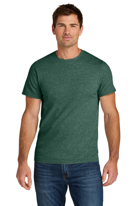 Jerzees Ultimate ™  Unisex Ring Spun T-Shirt IC46M - [Forest Green Heather]
