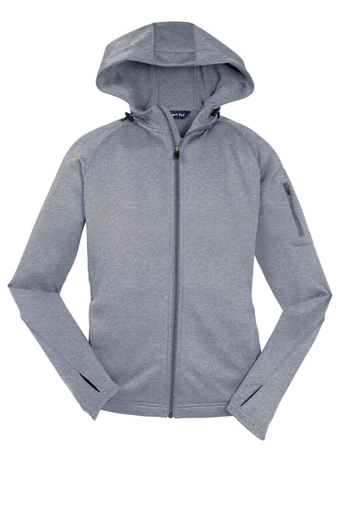 Sport-Tek® Women's Tech Fleece Full-Zip Hooded Jacket. L248