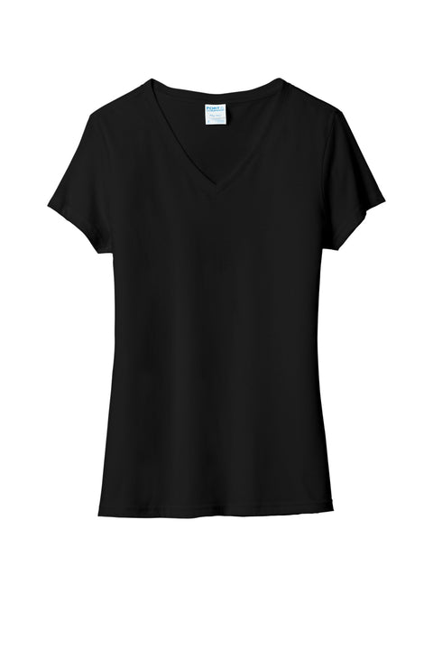 Port & Co™ Women's Tri-Blend V-Neck Tee. LPC330V