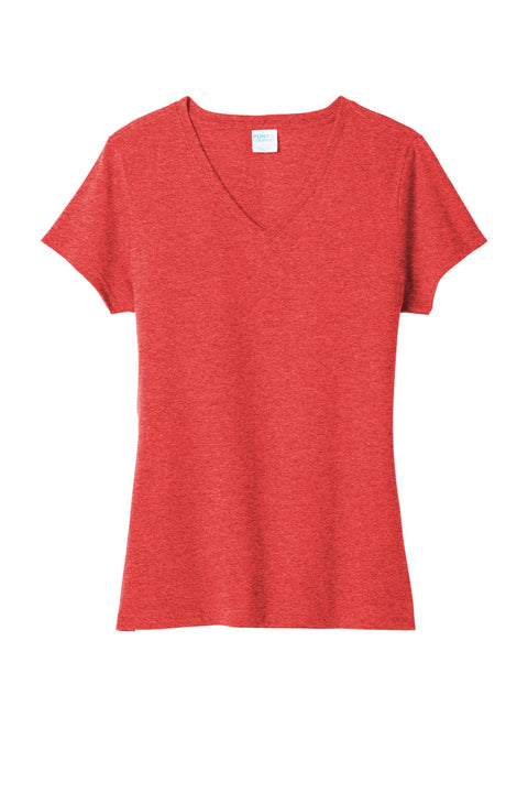 Port & Co™ Women's Tri-Blend V-Neck Tee. LPC330V