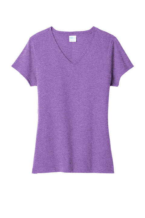 Port & Co™ Women's Tri-Blend V-Neck Tee. LPC330V
