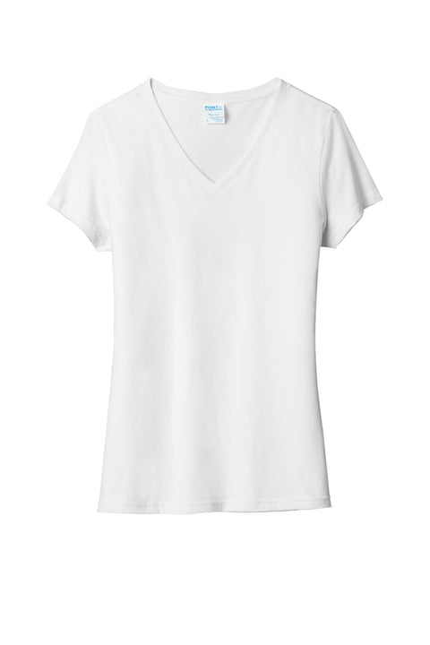 Port & Co™ Women's Tri-Blend V-Neck Tee. LPC330V
