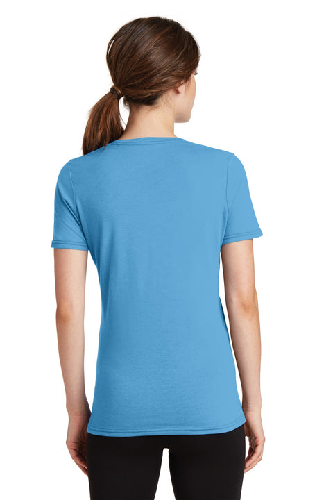Port & Co™ Women's Performance Blend V-Neck Tee. LPC381V