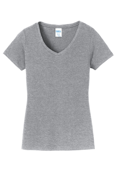 Port & Co™ Women's Fan Favorite V-Neck Tee. LPC450V