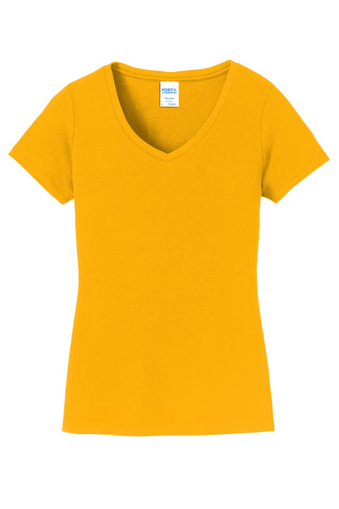 Port & Co™ Women's Fan Favorite V-Neck Tee. LPC450V