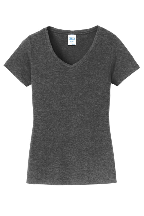Port & Co™ Women's Fan Favorite V-Neck Tee. LPC450V