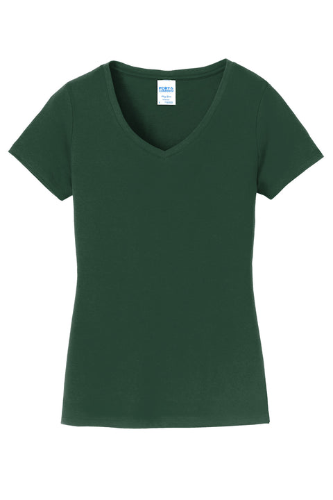 Port & Co™ Women's Fan Favorite V-Neck Tee. LPC450V