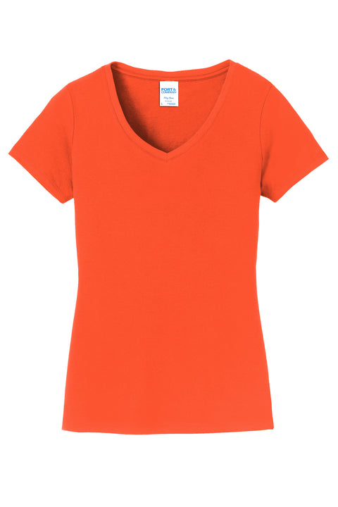 Port & Co™ Women's Fan Favorite V-Neck Tee. LPC450V
