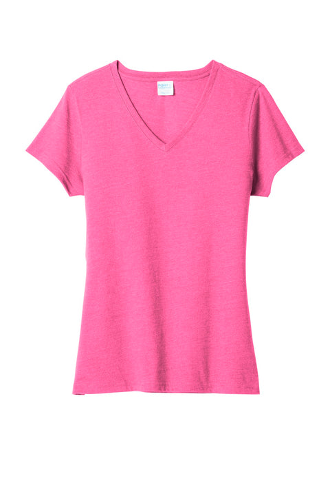Port & Co™ Women's Fan Favorite™ Blend V-Neck Tee. LPC455V