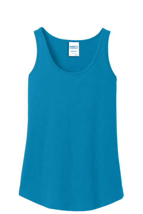 Port & Co™ Women's Core Cotton Tank Top.  LPC54TT