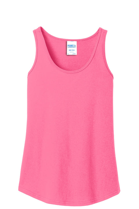 Port & Co™ Women's Core Cotton Tank Top.  LPC54TT