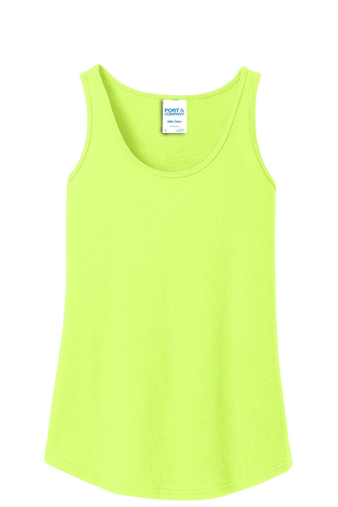 Port & Co™ Women's Core Cotton Tank Top.  LPC54TT