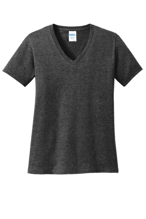 Port & Co™ Women's Core Cotton V-Neck Tee. LPC54V