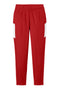 Deep Red/ White