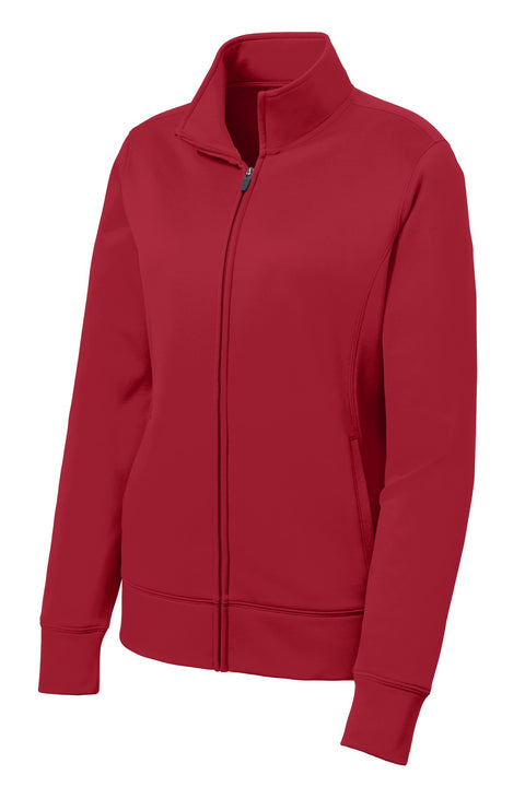 Sport-Tek® Women's Sport-Wick® Fleece Full-Zip Jacket.  LST241