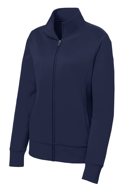 Sport-Tek® Women's Sport-Wick® Fleece Full-Zip Jacket.  LST241
