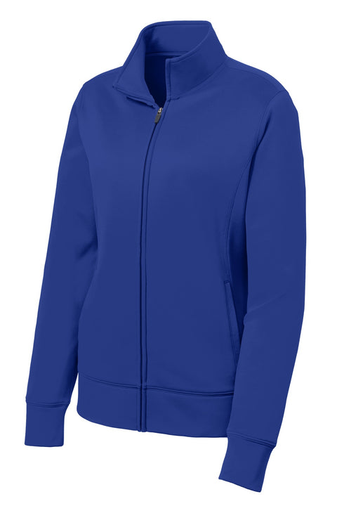 Sport-Tek® Women's Sport-Wick® Fleece Full-Zip Jacket.  LST241