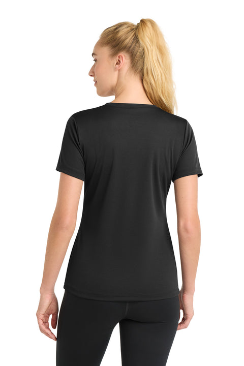 Sport-Tek® Women's PosiCharge® RacerMesh® V-Neck Tee. LST340