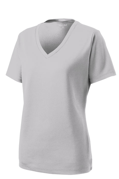 Sport-Tek® Women's PosiCharge® RacerMesh® V-Neck Tee. LST340