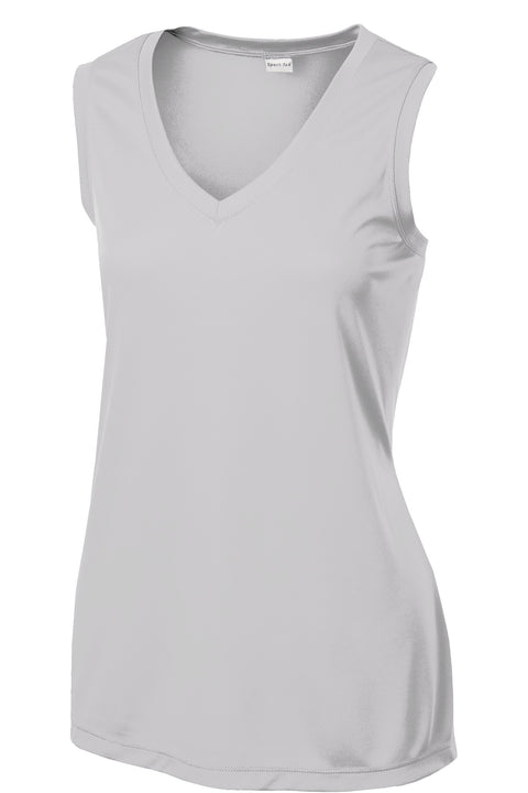 Sport-Tek® Women's Sleeveless PosiCharge® Competitor™ V-Neck Tee. LST352