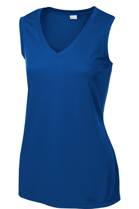 Sport-Tek® Women's Sleeveless PosiCharge® Competitor™ V-Neck Tee. LST352