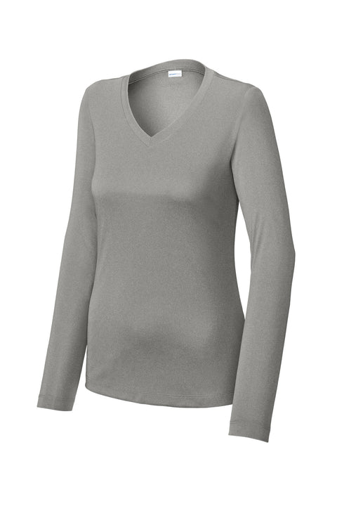 Sport-Tek® Women's Long Sleeve PosiCharge® Competitor™ V-Neck Tee. LST353LS