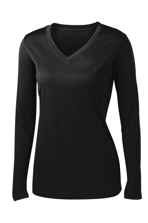 Sport-Tek® Women's Long Sleeve PosiCharge® Competitor™ V-Neck Tee. LST353LS