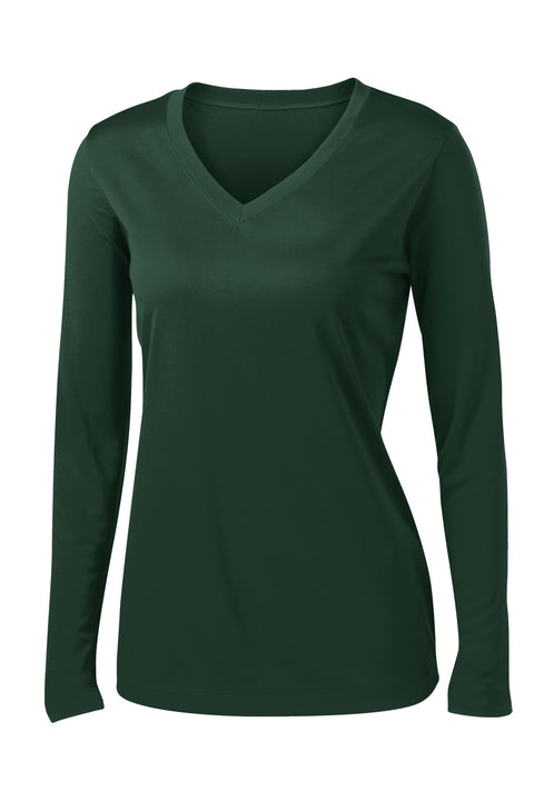 Sport-Tek® Women's Long Sleeve PosiCharge® Competitor™ V-Neck Tee. LST353LS