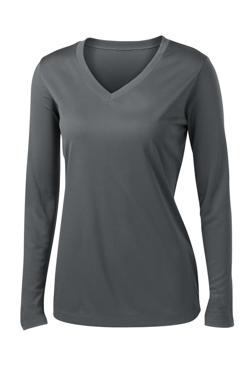Sport-Tek® Women's Long Sleeve PosiCharge® Competitor™ V-Neck Tee. LST353LS