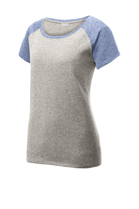 Sport-Tek ® Women's Heather-On-Heather Contender ™ Scoop Neck Tee. LST362