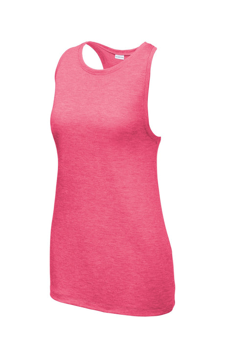 Sport-Tek ® Women's PosiCharge ® Tri-Blend Wicking Tank. LST402