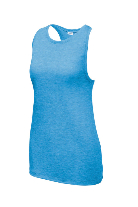 Sport-Tek ® Women's PosiCharge ® Tri-Blend Wicking Tank. LST402