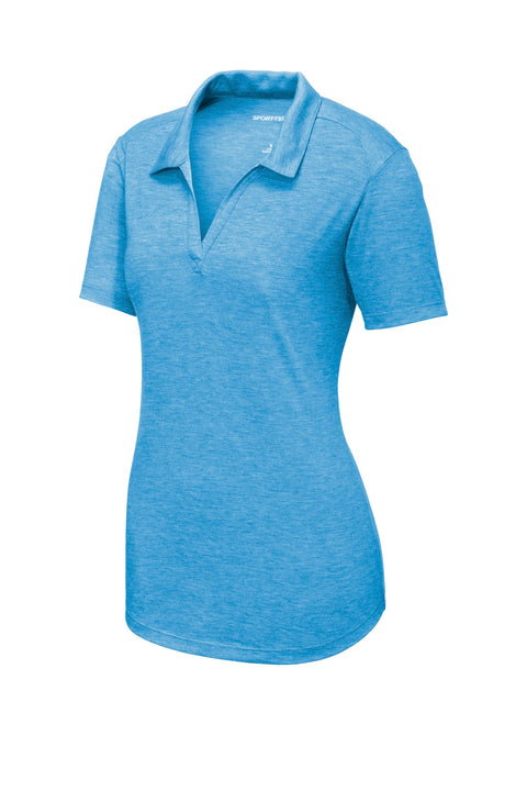 Sport-Tek ® Women's PosiCharge ® Tri-Blend Wicking Polo. LST405
