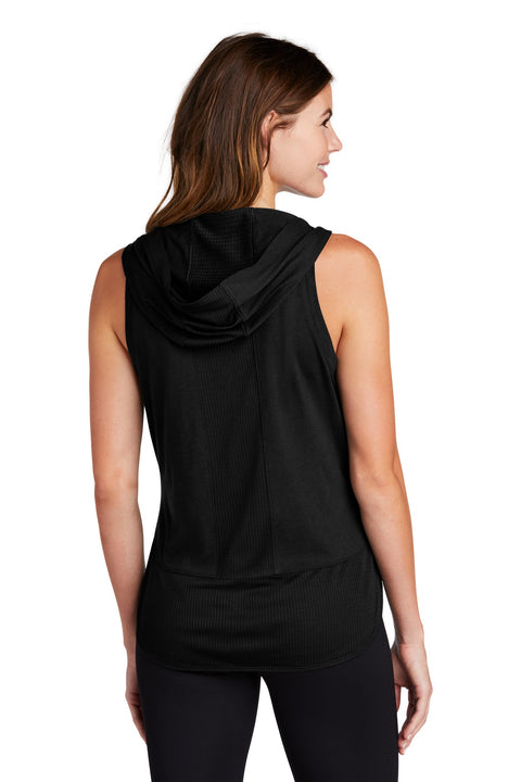 Sport-Tek ® Women's PosiCharge ® Tri-Blend Wicking Draft Hoodie Tank. LST410