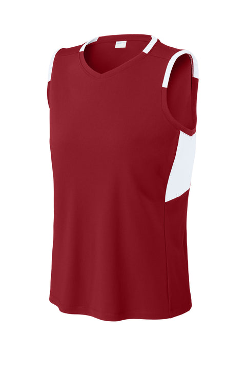 Sport-Tek® Women's Club Sleeveless V-Neck LST441