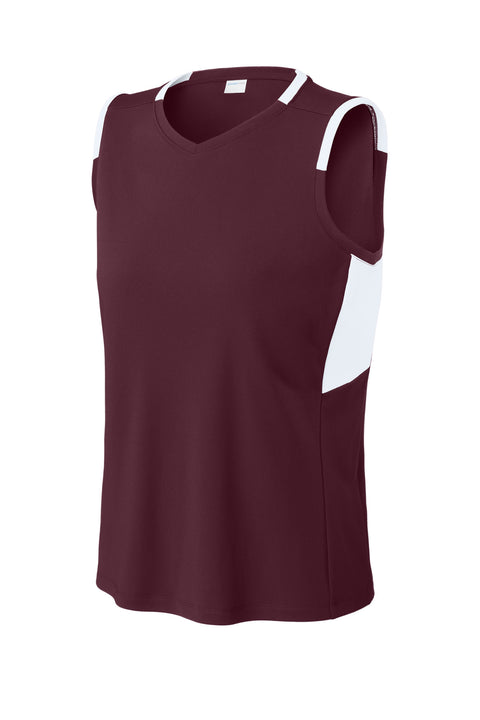 Sport-Tek® Women's Club Sleeveless V-Neck LST441