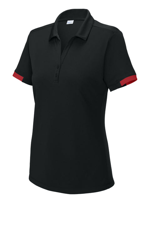 Sport-Tek® Women's Club Colorblock Polo LST444