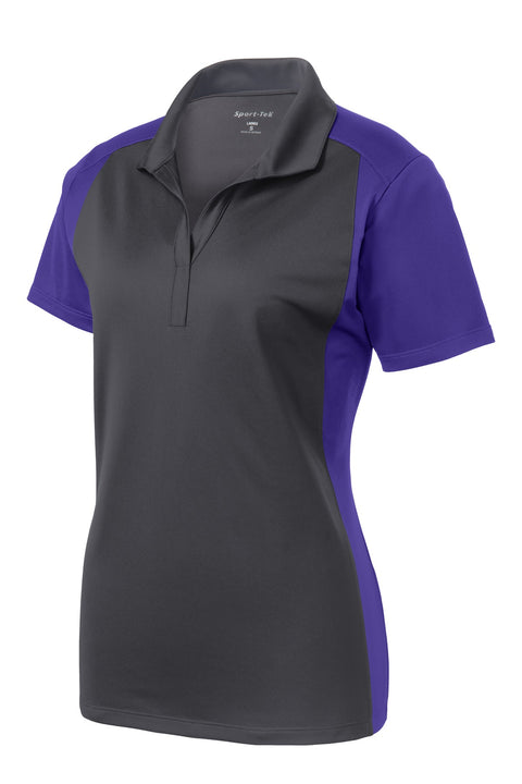 Sport-Tek® Women's Colorblock Micropique Sport-Wick® Polo. LST652
