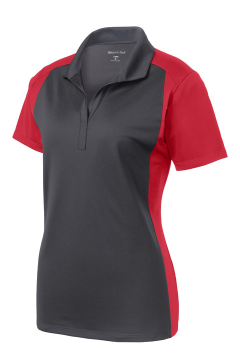 Sport-Tek® Women's Colorblock Micropique Sport-Wick® Polo. LST652