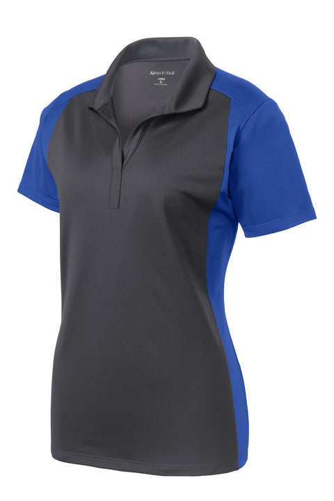 Sport-Tek® Women's Colorblock Micropique Sport-Wick® Polo. LST652