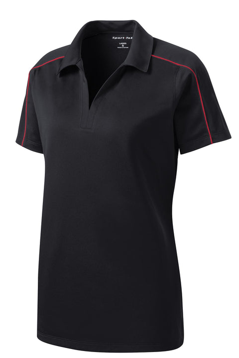 Sport-Tek® Women's Micropique Sport-Wick® Piped Polo. LST653