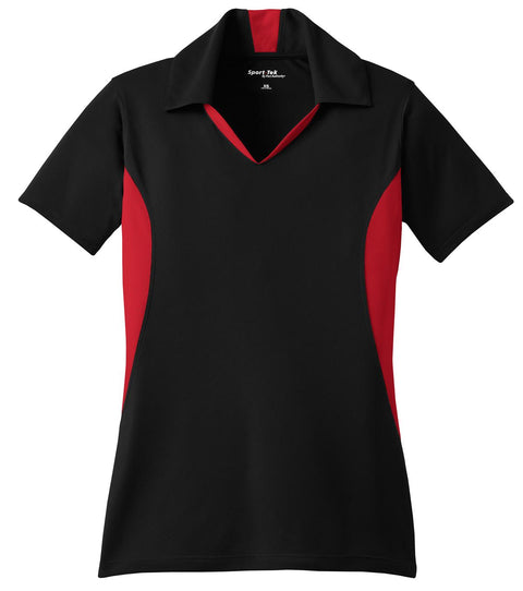 Sport-Tek® Women's Side Blocked Micropique Sport-Wick® Polo. LST655