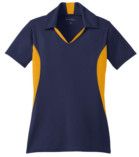 Sport-Tek® Women's Side Blocked Micropique Sport-Wick® Polo. LST655