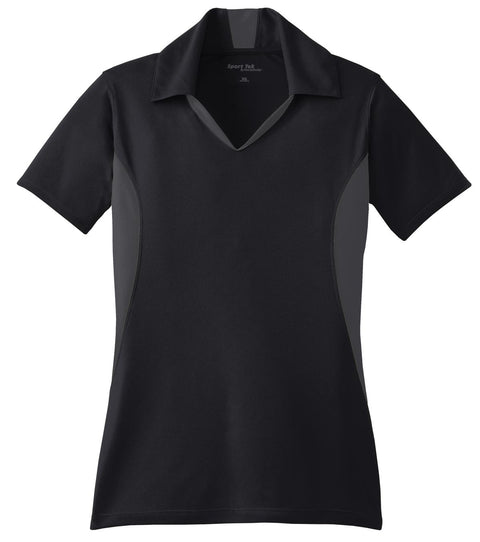 Sport-Tek® Women's Side Blocked Micropique Sport-Wick® Polo. LST655