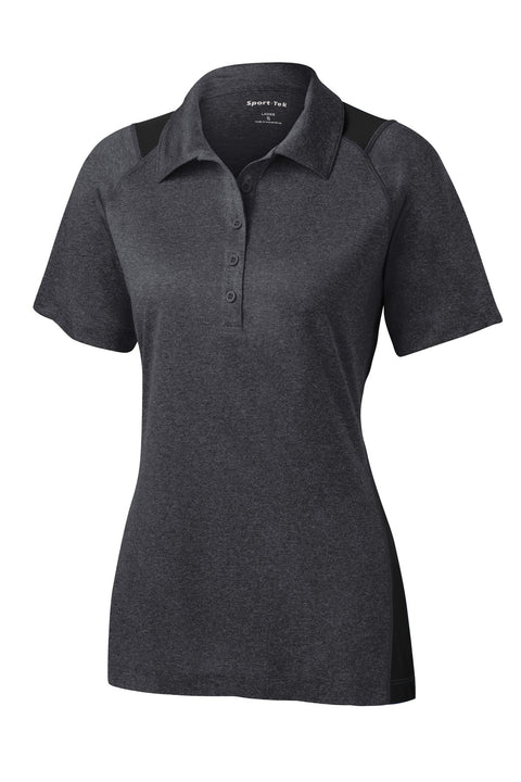 Sport-Tek® Women's Heather Colorblock Contender™ Polo. LST665